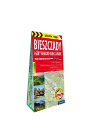 Bieszczady i G�ry Sanocko-Turcza�skie mapa turystyczna 1: 65 000 foliowana 2024