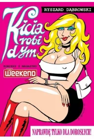 Kicia robi dym
