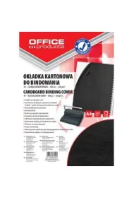Pbs Ok�adka do bindowania A4 250g. sk�ropodobna czarna Office Products 100szt.20232525-05