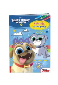 Bingo i Rolly w akcji. Koloruj�, rozwi�zuj� *