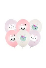 PartyDeco Balony Koci Domek Gabi 30cm