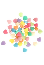 Dalprint dpCraft Koraliki akrylowe macaron hearts 50 szt