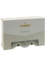 ScentMoods Rustykalna �wieca w kolorze Grey 5x5cm 6 szt.