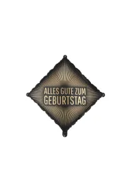 PartyDeco Balon foliowy Alles Gute zum Geburtstag 46x46cm
