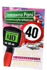 Yeku Karnet Urodziny 40