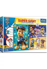Puzzle 15 el. GIANT Weso�e pieski 42002 Trefl