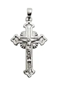Zawieszka Krzy�yk Posrebrzany 30x18mm