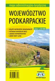Wojew�dztwo podkarpackie mapa laminowana