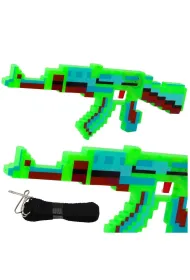 Karabin pikselowy ze �wiat�em i d�wi�kiem 39cm LeanToys