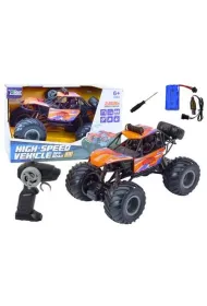 Auto terenowe R/C 1:8 amortyzatory pomara�czowy LeanToys