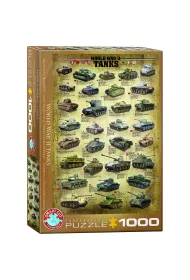Puzzle 1000 el. Czo�gi II wojny �wiatowej Eurographics
