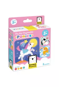 Puzzle 5 el. On-the-Go - Ponies Banana Panda