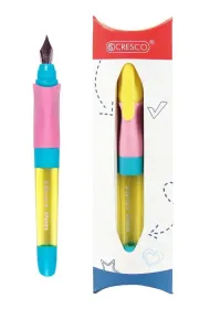 Cresco Pi�ro wieczne First Pen 3 do nauki pisania ��te