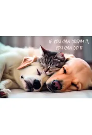 Mata maa dwustronna z nadrukiem frendship