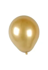Arpex Balon dekoracyjny Celebrate chrom z�oty 8 szt.