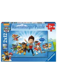 Puzzle 2 x 12 el. Ryder i Psi Patrol Ravensburger