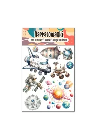 Cass film Naprasowanki Termo Naklejki na Ubrania Kosmos
