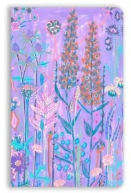 Flame Tree Notatnik B6 Fioletowy ogr�d Lucy Innes linia