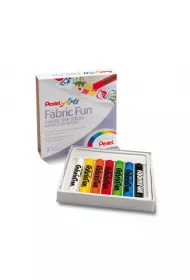 Pentel Pastele do tkanin 7 szt.