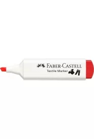 Faber-Castell Marker do tkanin czerwony