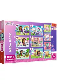 Puzzle 10w1 W wiecie Gabi Trefl