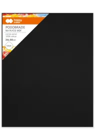 Happy Color Podobrazie bawe�niane impregnowane czarne 24x30cm, 4mm