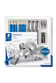 Staedtler Zestaw do rysowania Design Journey Sketching Set, 12 sztuk