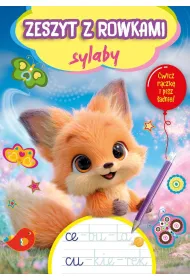 Zeszyt z rowkami. Sylaby