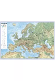 Europa mapa �cienna podr�czna