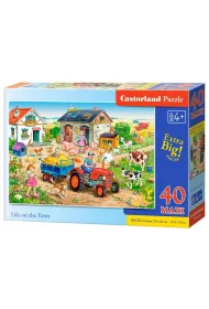 Puzzle 40 el. �ycie na farmie Castorland