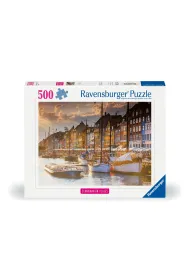 Puzzle 500 el. Zach�d S�o�ca w Kopenhadze Ravensburger