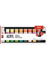 Marabu Farby akrylowe Basic 32x3,5ml, 2x59ml