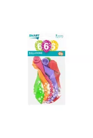 Godan Balony cyfra 6 mix 30cm