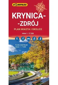 Plan miasta - Krynica-Zdr�j 1:17 500