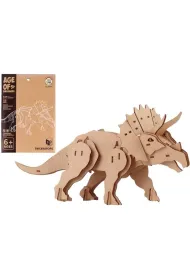 Puzzle drewniane 3D Dinozaur Triceratops Pro Kids