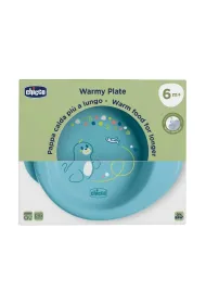 Chicco Talerz podgrzewany turkusowy 6m+
