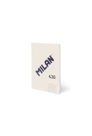 Milan Zeszyt klejony A5/48K kratka be�owy