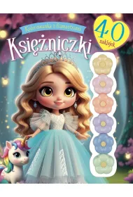 Kolorowanka z flamastrami. Ksi�niczki