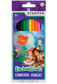 Starpak Kredki o��wkowe Enchantimals 12 kolor�w