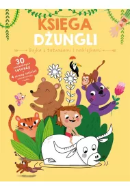 Ksi�ga d�ungli. Bajka z tatua�ami i naklejkami