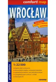 Wroc�aw plan miasta 1:22 500 laminowana