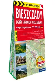 Bieszczady i G�ry Sanocko-Turcza�skie mapa turystyczna 1: 65 000 foliowana 2026