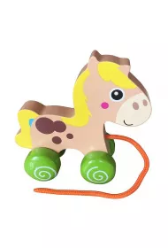 Zabawka do ci�gni�cia Ko� drewniany SMILY PLAY SPW84982