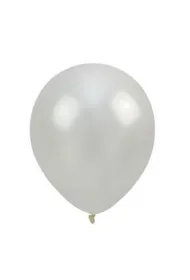 Balony metalizowane bia�e 30cm