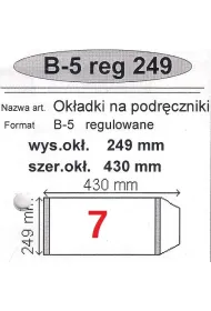 Narnia Ok�adka na podr�cznik B5 regulowana 50 szt.