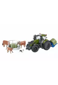 Britains Metalic Green Valtra zestaw Tomy