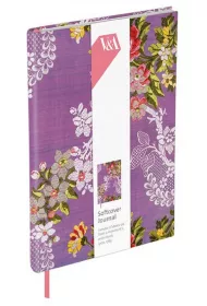 Museums & Galleries Notatnik ozdobny Purple Dress Fabric