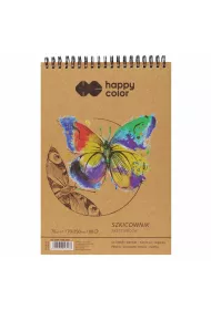 Szkicownik na spirali 170x250mm 80K HAPPY COLOR
