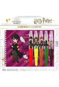 Jiri Models Zestaw markery Harry Potter 5szt + notes +szablon