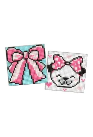 Diamentowa mozaika Kids naklejka - Muszka 9x9cm Ideyka